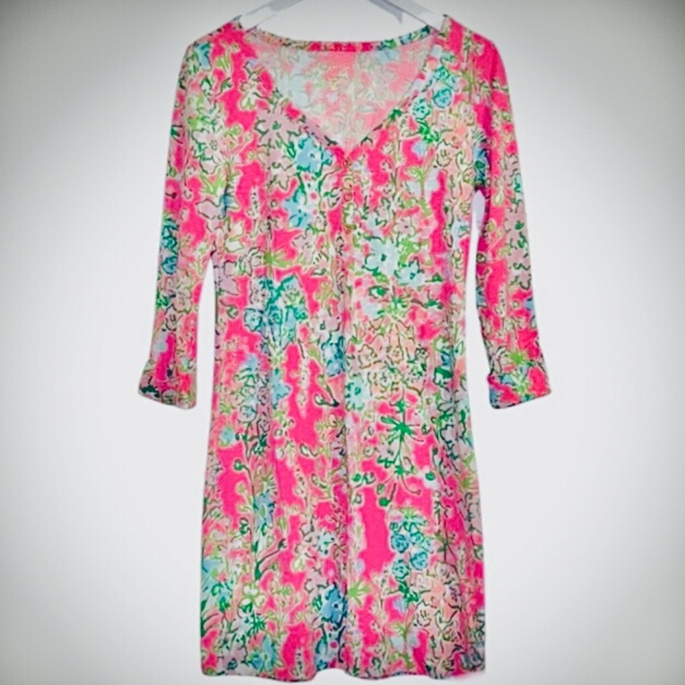 Lilly Pulitzer Southern Charm Dress Palmetto Dress Size S Small EUC